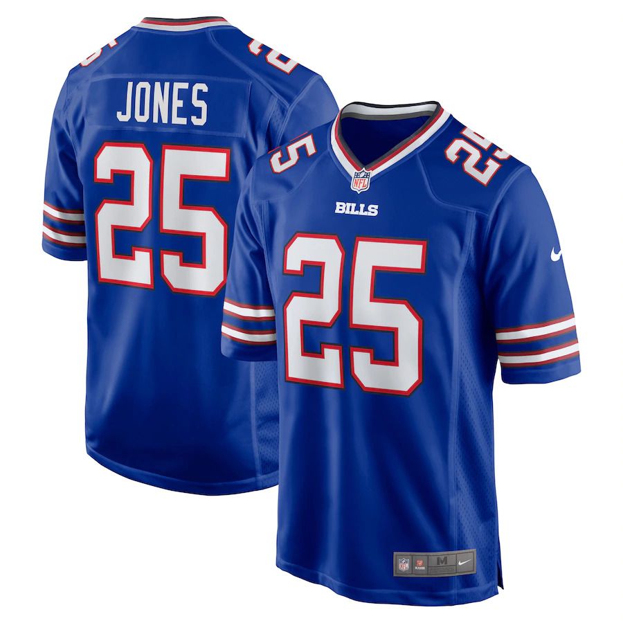 Men Buffalo Bills #25 Taiwan Jones Nike Royal Game NFL Jersey